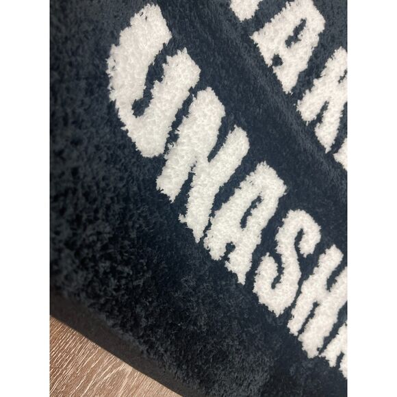 LOT 2 New Black & White Bath Mat Rugs Naked & Unashamed Bathmat Plush 31"x20" - Picture 2 of 7